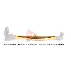 Double Ended Breast Retractor Gold plated