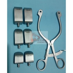 Kolbel Self-Retaining Glenoid Retractor with six deep blades.