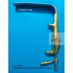 FERRIERA Breast augmentation Retractor with FiberOptic Light & Suction Tube